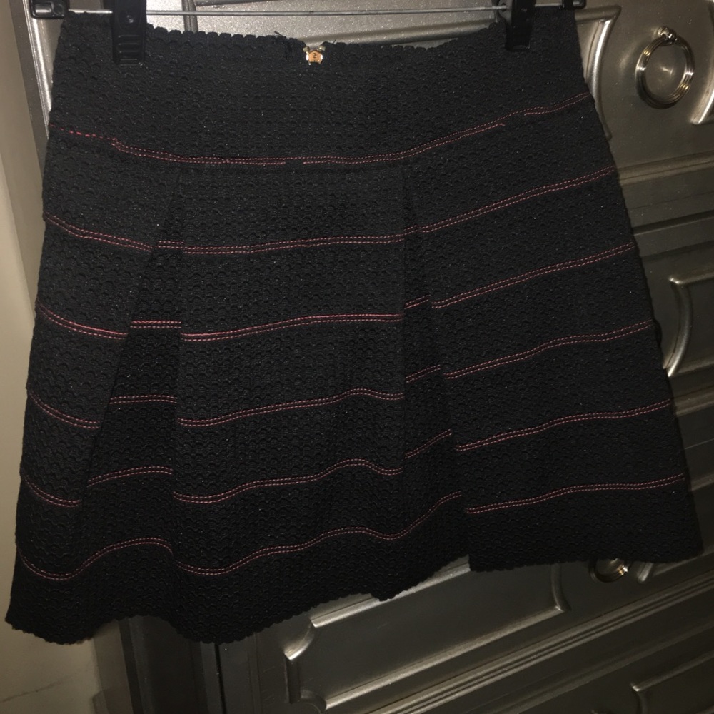 Black and red skater skirt